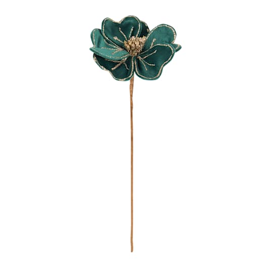 Pic décoratif fleur verte 12 po VERTUO