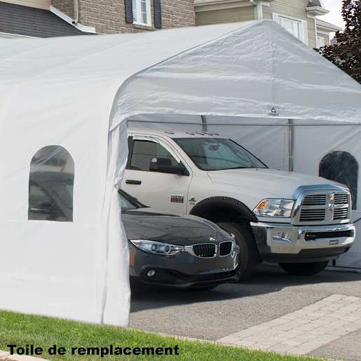 Toile de remplacement pour abri d'auto de luxe 20 pi x 25 pi