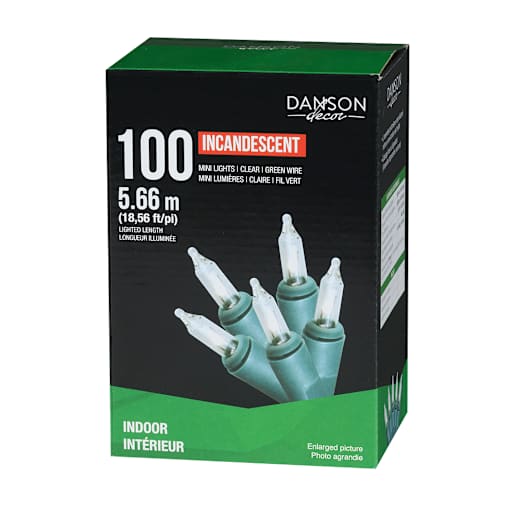Jeu de 100 mini-lumières clair