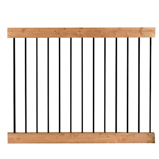 Rampe Sélect en bois traité brun 2 po x 4 po x 6 pi
