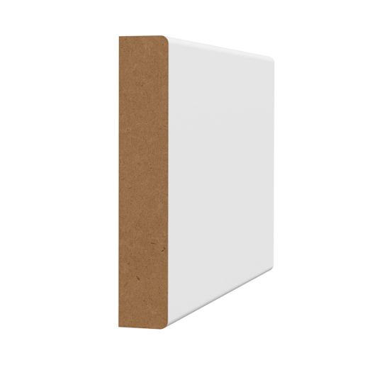 Chambranle rectangulaire en fibre de bois 3/8 po x 2 1/8 po x 7 pi