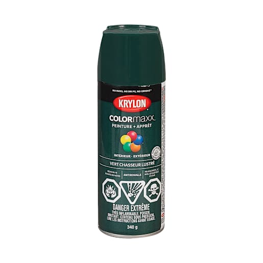 Peinture et apprêt Colormaxx Vert chasseur lustré 340 g