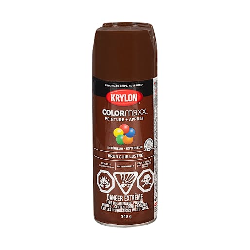 Colormaxx Paint & Primer Gloss Leather Brown 340 g
