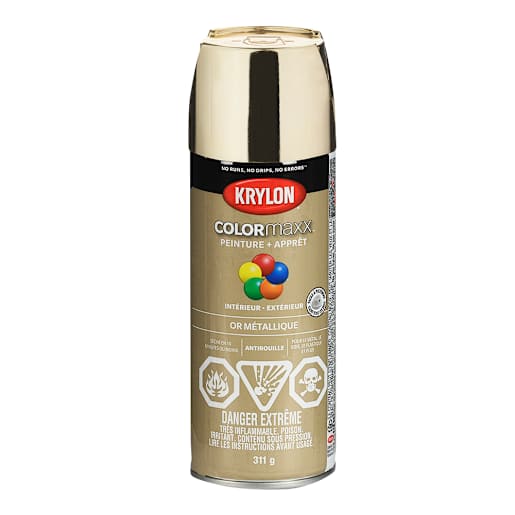 Colormaxx Paint & Primer Metallic Gold 340 g