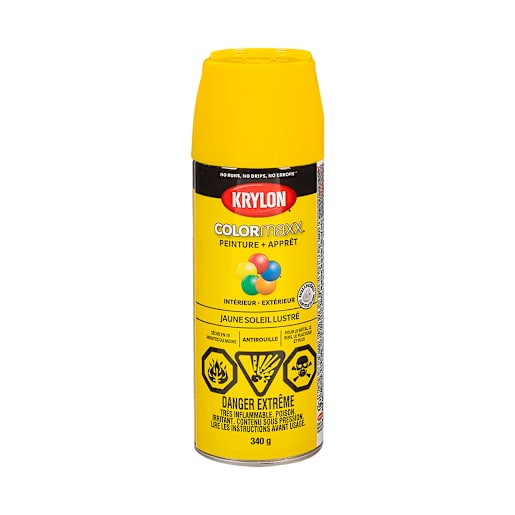 Colormaxx Paint & Primer Gloss Sun Yellow 340 g