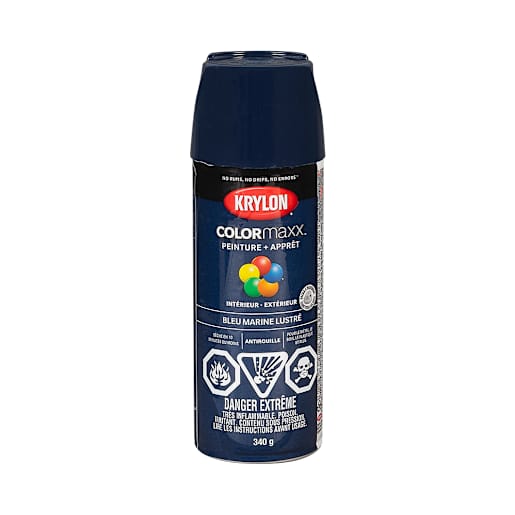Colormaxx Paint & Primer Gloss Navy Blue 340 g
