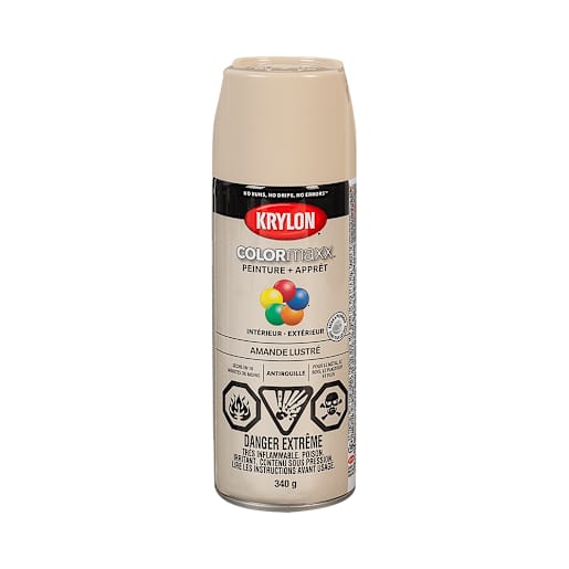 Peinture et apprêt Colormaxx amande lustré 340 g