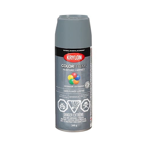 Colormaxx Paint & Primer Gloss Smoke Grey 340 g