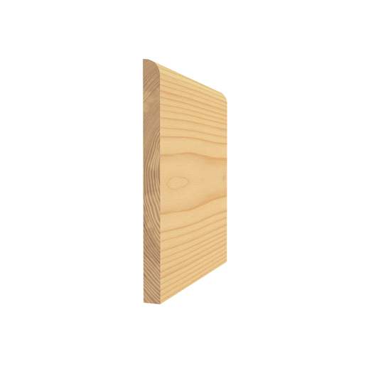 Plinthe unie en pin clair jointé 5/16 po x 4 1/8 po x 8 pi