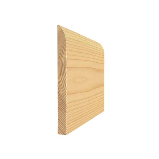Plinthe unie en pin clair jointé 5/16 po x 3 1/8 po x 8 pi