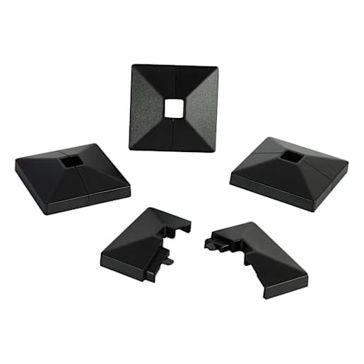 Square Baluster Decorative Shoes 1/2 in. Pkg/4