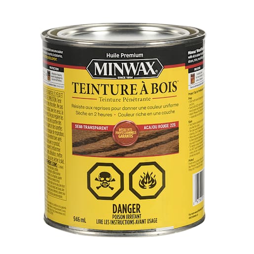 Red Mahogany Oil-Based Wood Stain - 946 ml