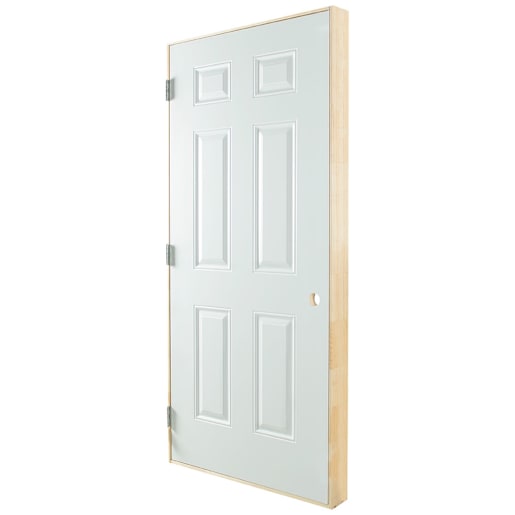 Shed Steel Door 36 in. LH