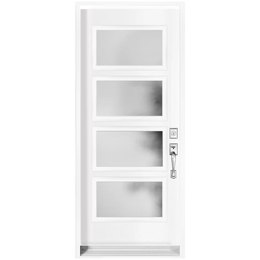 Screen Steel Door 34 in. LH