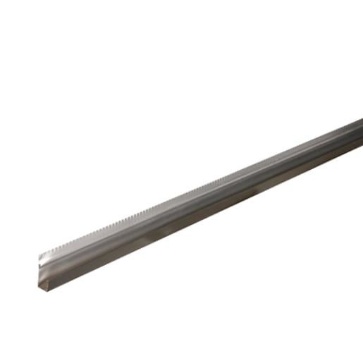 Commercial Brown Aluminum J Soffit Moulding 1/2 in. x 12 ft.