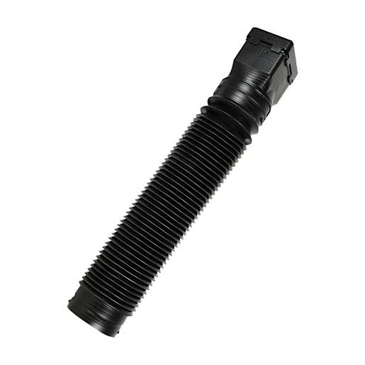 Flexible Downspout Extension Black 2 ft. to 4 ft.