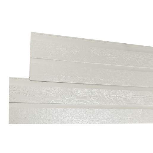 Canexel Mist Grey Outdoor Siding Ridgewood D-5 12 in. x 12 ft.