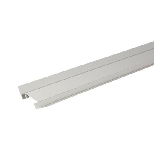 Mist Grey Aluminum Inside Corner Moulding 1/2 in. x 9 ft. 6 in.