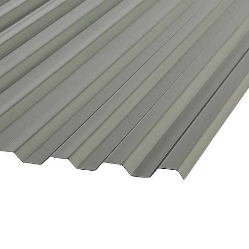 Panneau de polycarbonate ondulé Greca fumé 2 pi x 12 pi