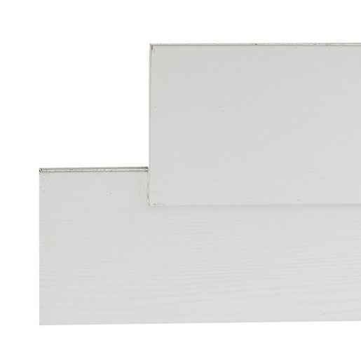 Arctic White Fibre Cement Siding 6 1/4 in. x 12 ft.
