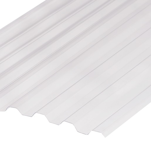 Greca Clear Corrugated Polycarbonate Panel 2 ft. x 8 ft.