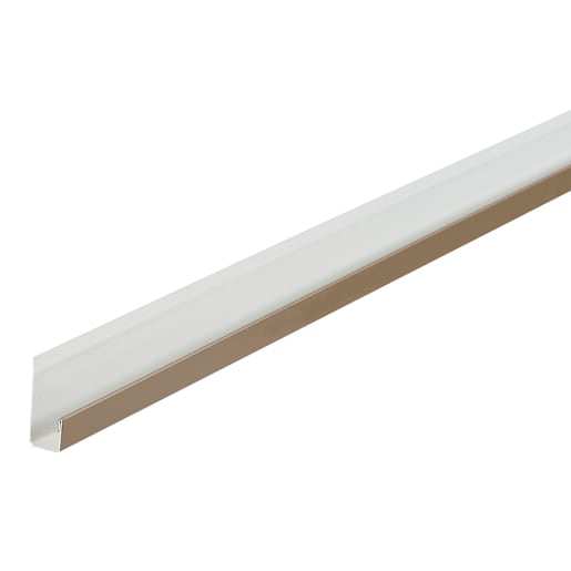 Sandalwood Aluminum J Moulding 1/2 in. x 10 ft.