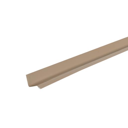 Moulure d'égouttement en aluminium bois de santal 1 1/4 po x 10 pi