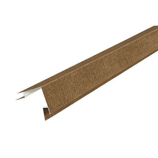 Sierra 2-Tone Aluminum Outside Corner Moulding 1/2 in. x 9 ft. 6 in.