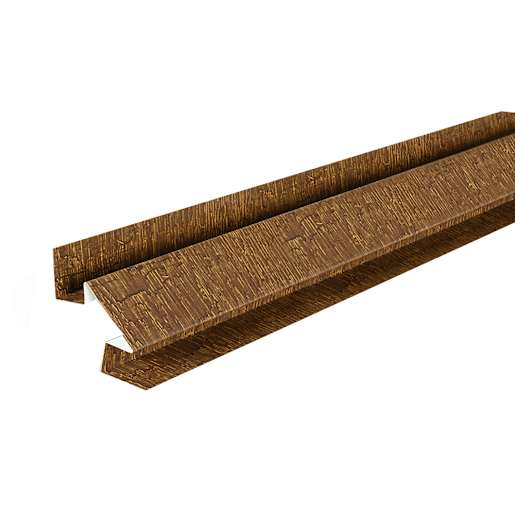 Barista 2-Tone Aluminum Inside Corner Moulding 1/2 in. x 9 ft. 6 in.