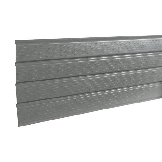 Charcoal n° 856 Aluminum Ventilated Soffit 16 in. x 12 ft. Heavy Gauge