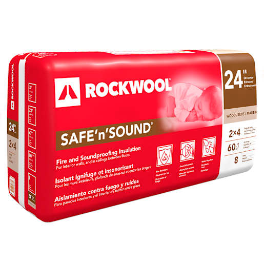 Rockwool Safe'n'Sound Acoustic Insulation 3 in. x 23 1/4 in.