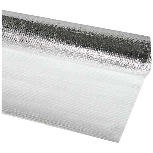 Isolant réfléchissant à bulles M2V aluminium/blanc 4 pi x 62,5 pi