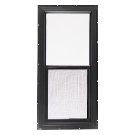 Fenêtre à guillotine pour cabanon 17 po x 36 po