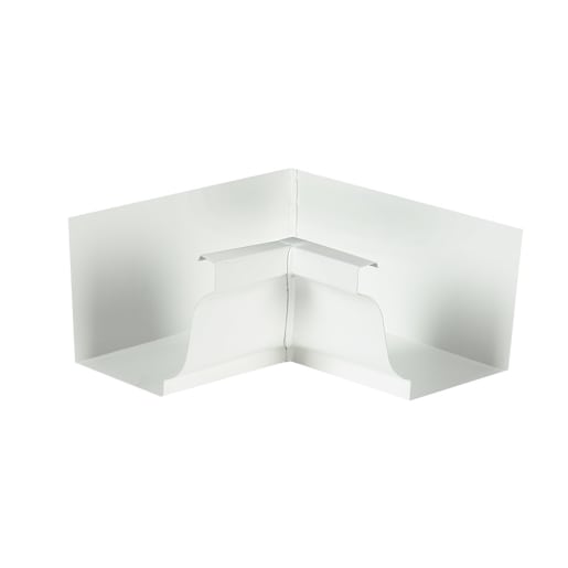 Aluminum Gutter Inside Corner White
