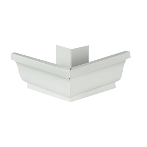 Aluminum Gutter Outside Corner White