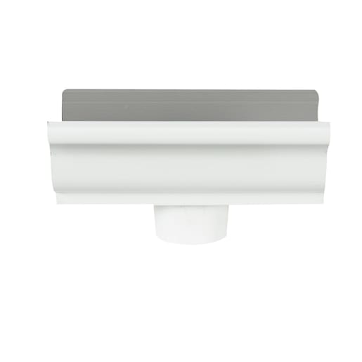 Aluminum Downspout Collector White