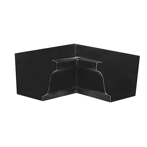 Aluminum Gutter Inside Corner Black