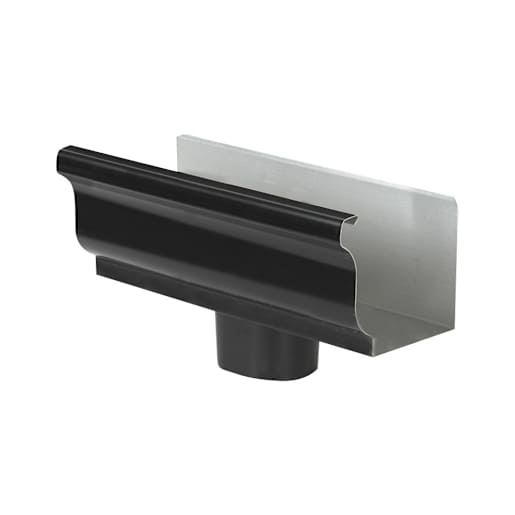 Aluminum Downspout Collector Black