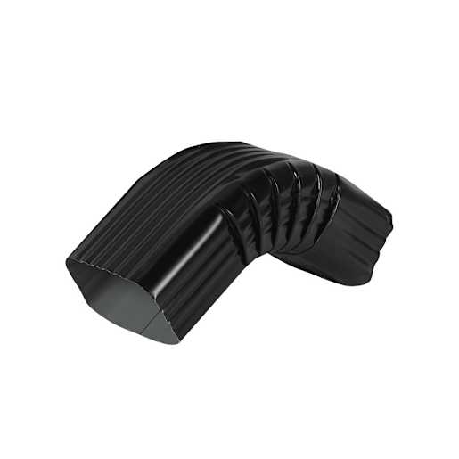 Aluminum Gutter A Elbow Black