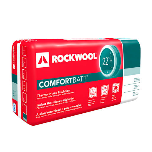 Laine isolante R-28 Rockwool ComfortBatt 7 1/4 po x 23 po