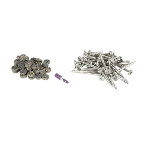 Trex Pro Plug Fascia Screws and Plugs Trex Island Mist 1 7/8 in Pkg/100