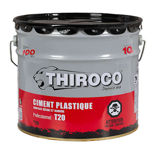 Thiroco PRO T20 Black Plastic Cement 13.6 kg