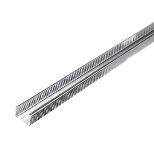 Colombage d'acier galvanisé 1 5/8 po x 10 pi Calibre 25 (0,018 po)