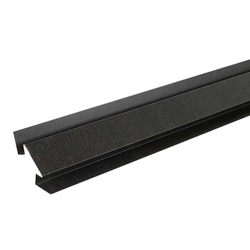 Aluminum Inside Corner Moulding 1/2 in. x 10 ft. Dark Roast
