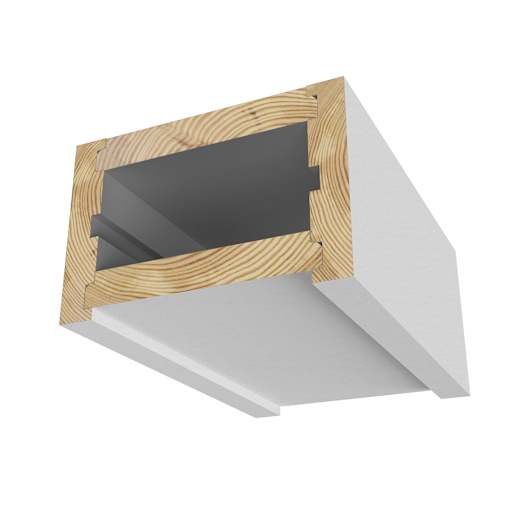 Jointed Pine Faux Beam 4 in. x 6 in. x 8 ft.