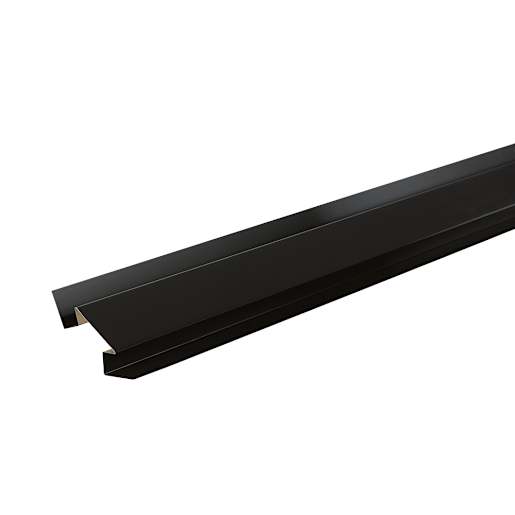 Black Aluminum Inside Corner Moulding 1/2 in. x 10 ft.