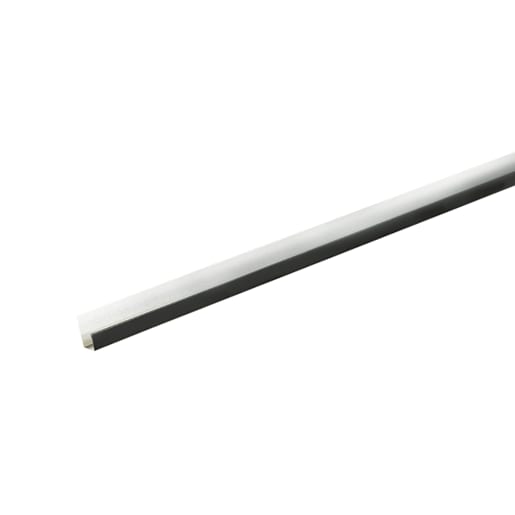 Aluminum J Moulding 1 in. x 10 ft. Black