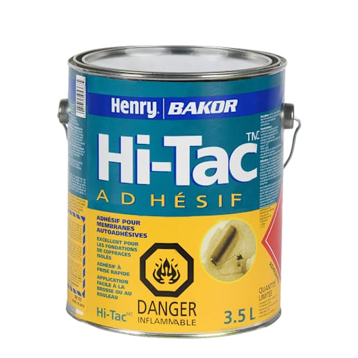 Adhésif Hi-Tac pour membranes autoadhésives Blueskin 3,5 L