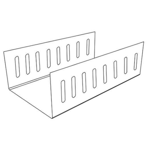 Galvanized Perforated Steel Wall Framing Track 6 in. x 10 ft. Gauge 25 (0.018 in.)