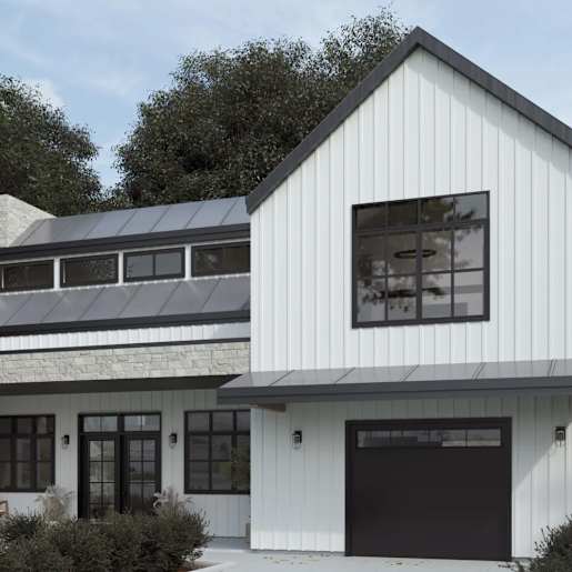 Canexel White Outdoor Siding Board & Batten 12 in. x 12 ft.